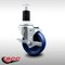 Service Caster 4'' SS Solid Poly Swivel 1-1/2'' Expanding Stem Caster with Brake SCC-SSEX20S414-SPUS-TLB-112 - alternate 2